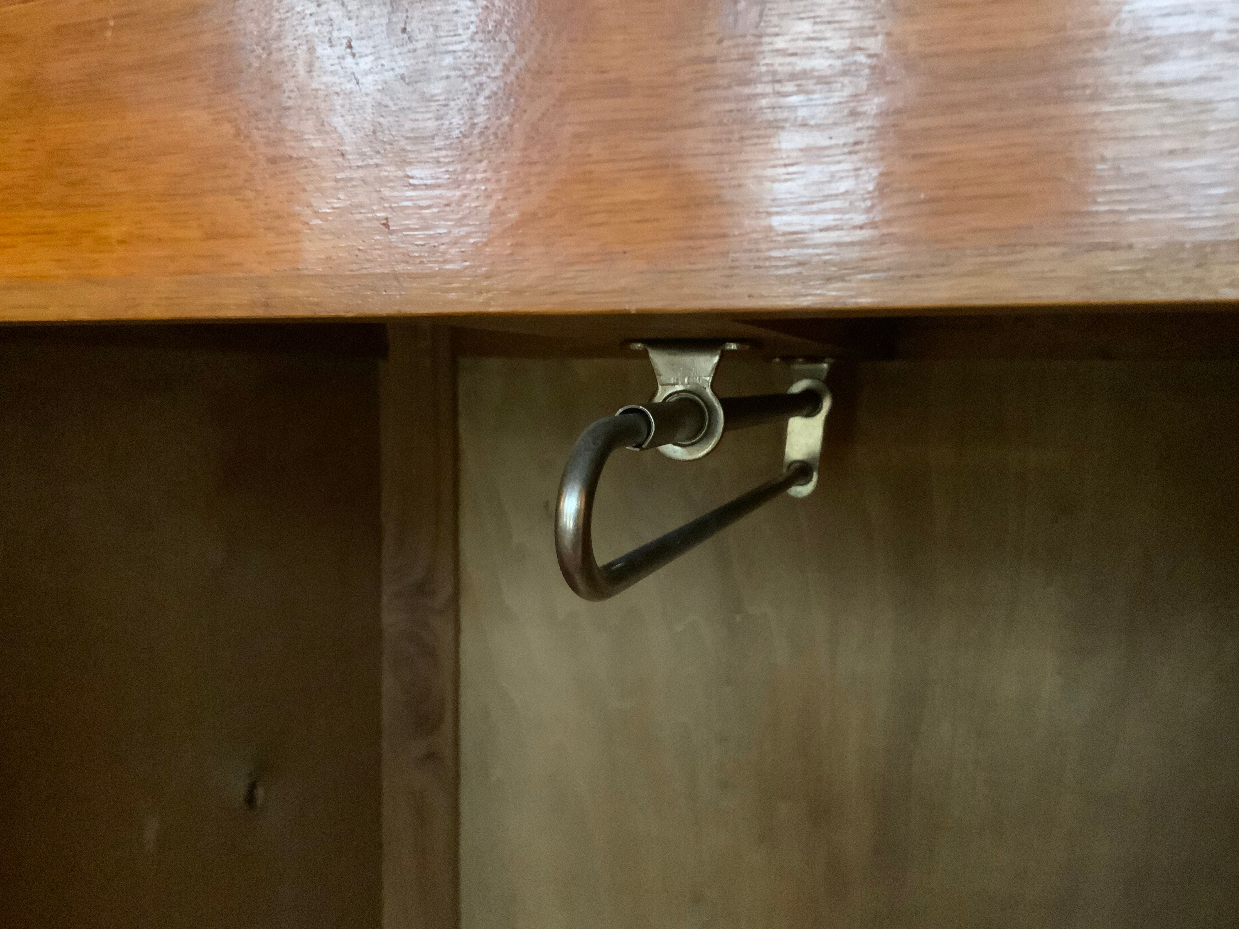 Asymmetrical dresser cabinet