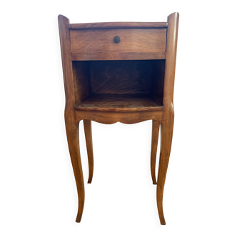 Wooden bedside table