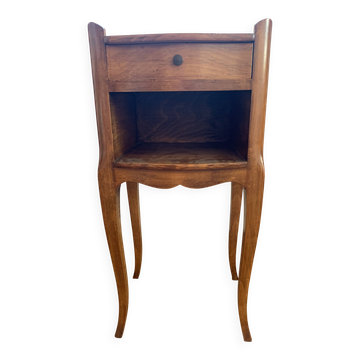 Wooden bedside table