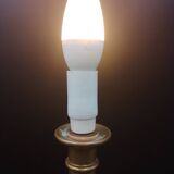 Belle et Grande Twisted table lamp in solid brass circa 1920 Height 40 cm