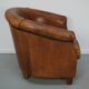 Vintage Dutch Club Chair in Cognac Leather