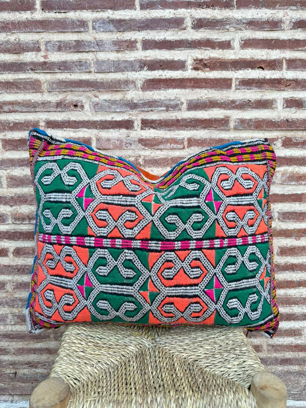 Vintage Moroccan Berber cushion cover handmade