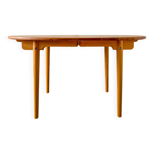 Table à manger CH337 de Hans Wegner pour Carl Hansen en hêtre huilé