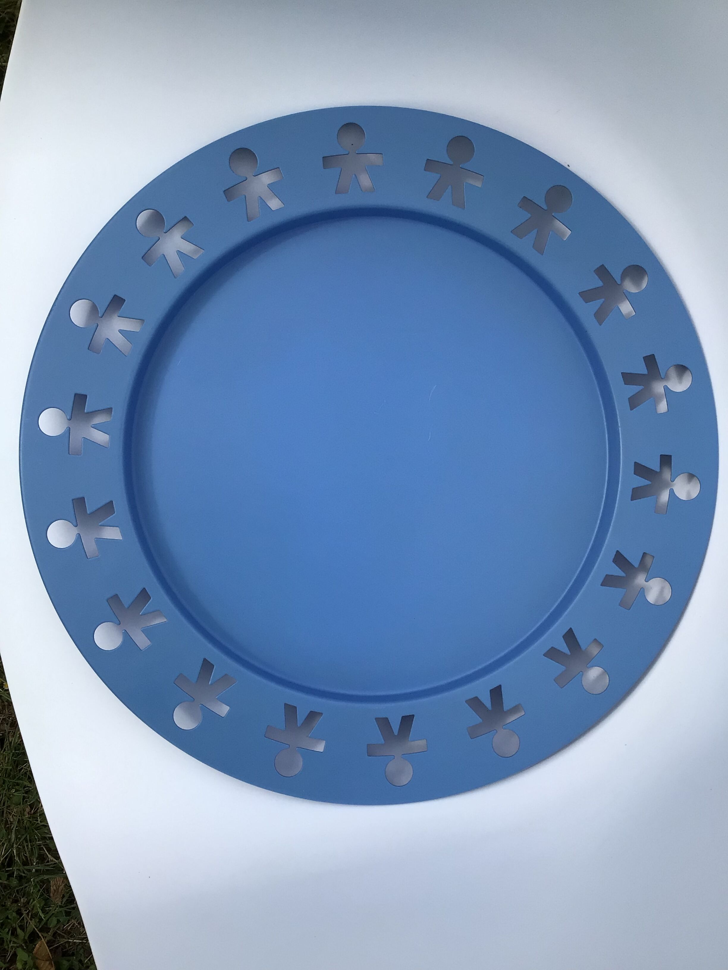 Top Alessi girotondo diameter 40cm epoxy blue