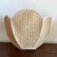 Vintage fiber wall light