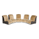 Italian Mid-Century Modern seating group, 1970’s