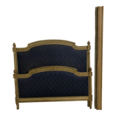 Solid wood bed