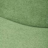 Green velvet armchair, 1970