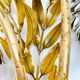 Hollywood Regency palm leaf wall lamp by Hans Kögl