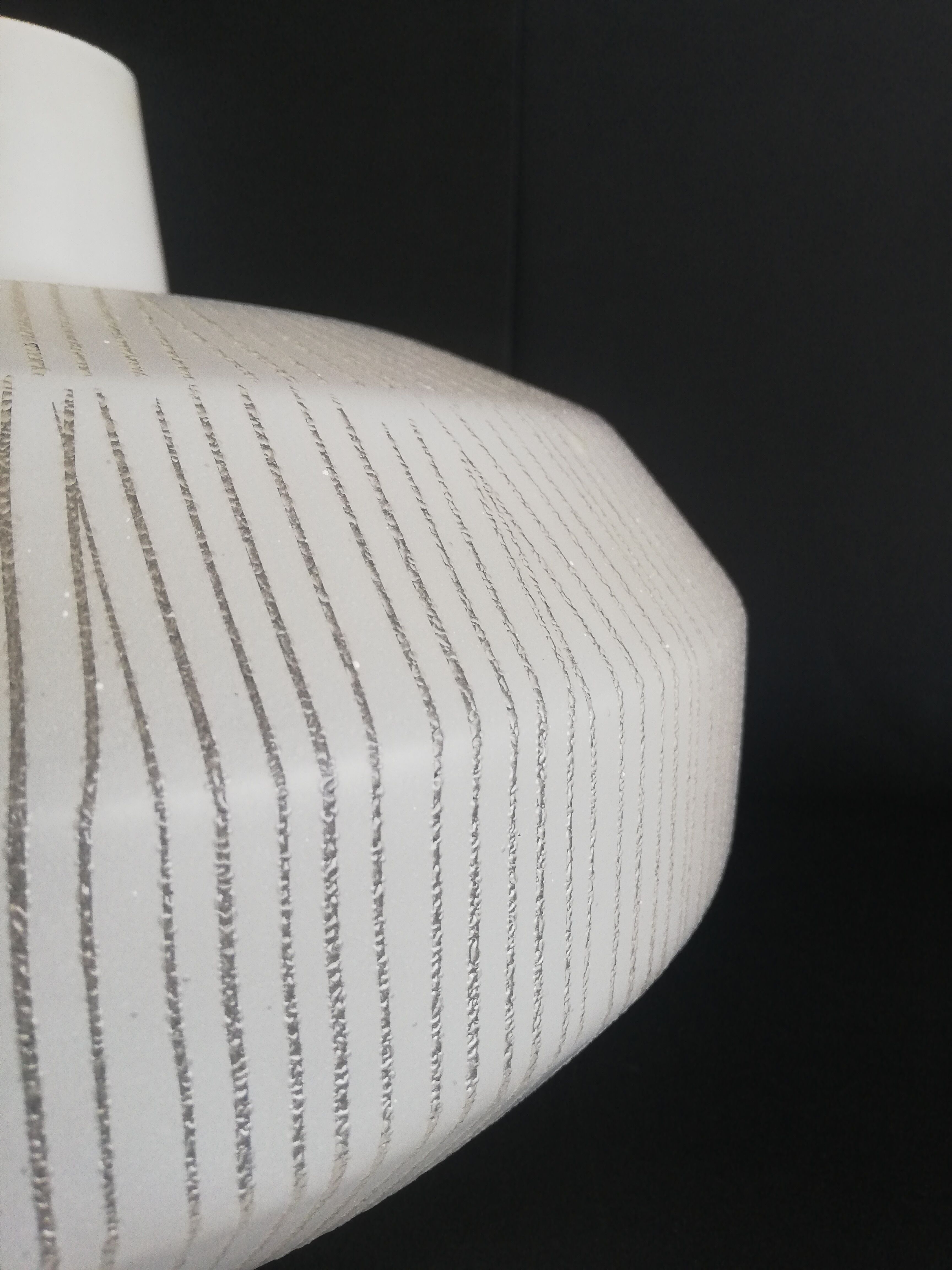 Danish modern mid-century 1950s glass ceiling lamp