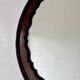 Antique Oval Mahogany Wall Mirror