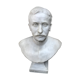 Man bust in square marble signed "F. Dezandes"