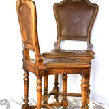 Series of three castle chairs