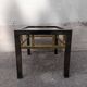 Table basse 80' chrome laiton vintage