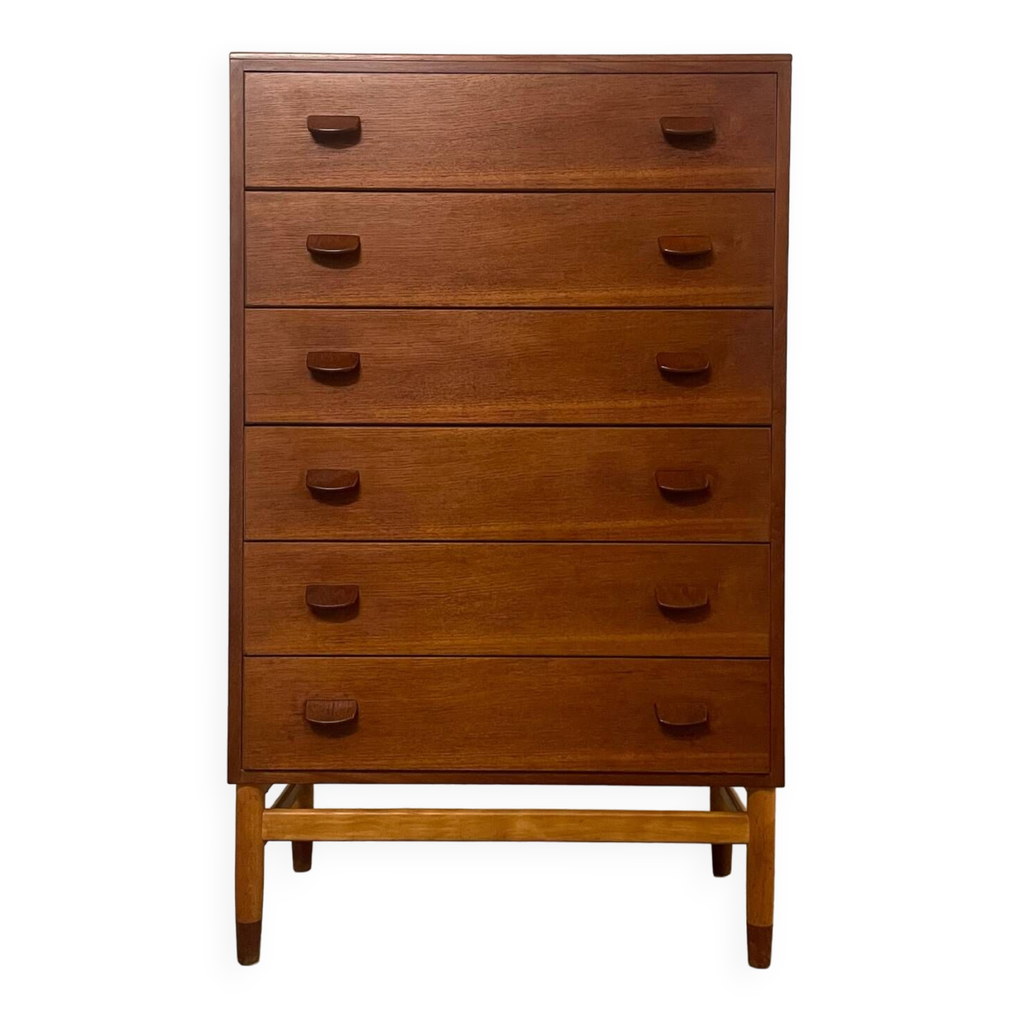 Mid-Century Teak chest of drawers by Poul Volther for FDB Mobelfabrik, 1960s