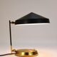 Mid-century table or desk lamp in black brass, Austria, 1960s.