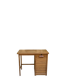 Vintage desk with curtain – wood – side shelf