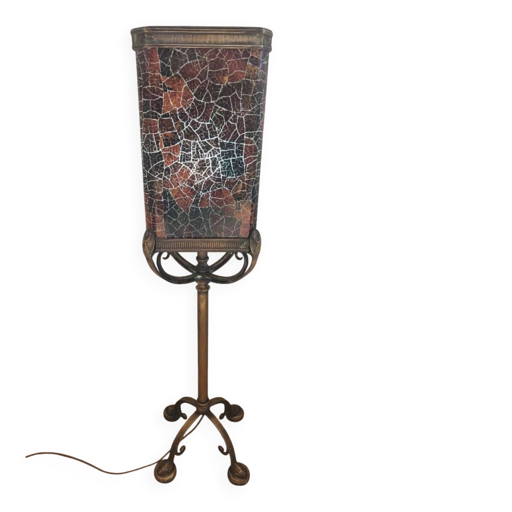 Brutalist sun lamp from the 1960s in Italy.