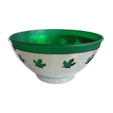 Guy Degrenne Stainless Salad and Green Plastic Container