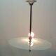 Glass pendant lamp 1930 /art deco/vintage/chandelier palette