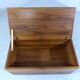 Salin Nyborg Teak Chest / Storage Box / Side Table on Wheels Denmark 1960s