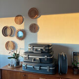 Complete set of "stewardess" nesting suitcases