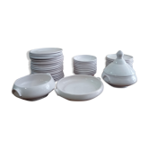 A sandstone table service