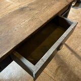 Farmhouse table - black legs
