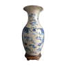 Nanjing porcelain vase cracked China 42cm dragon 19th