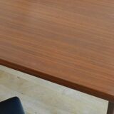Dining table in rectangular teak extendable Scandinavian design