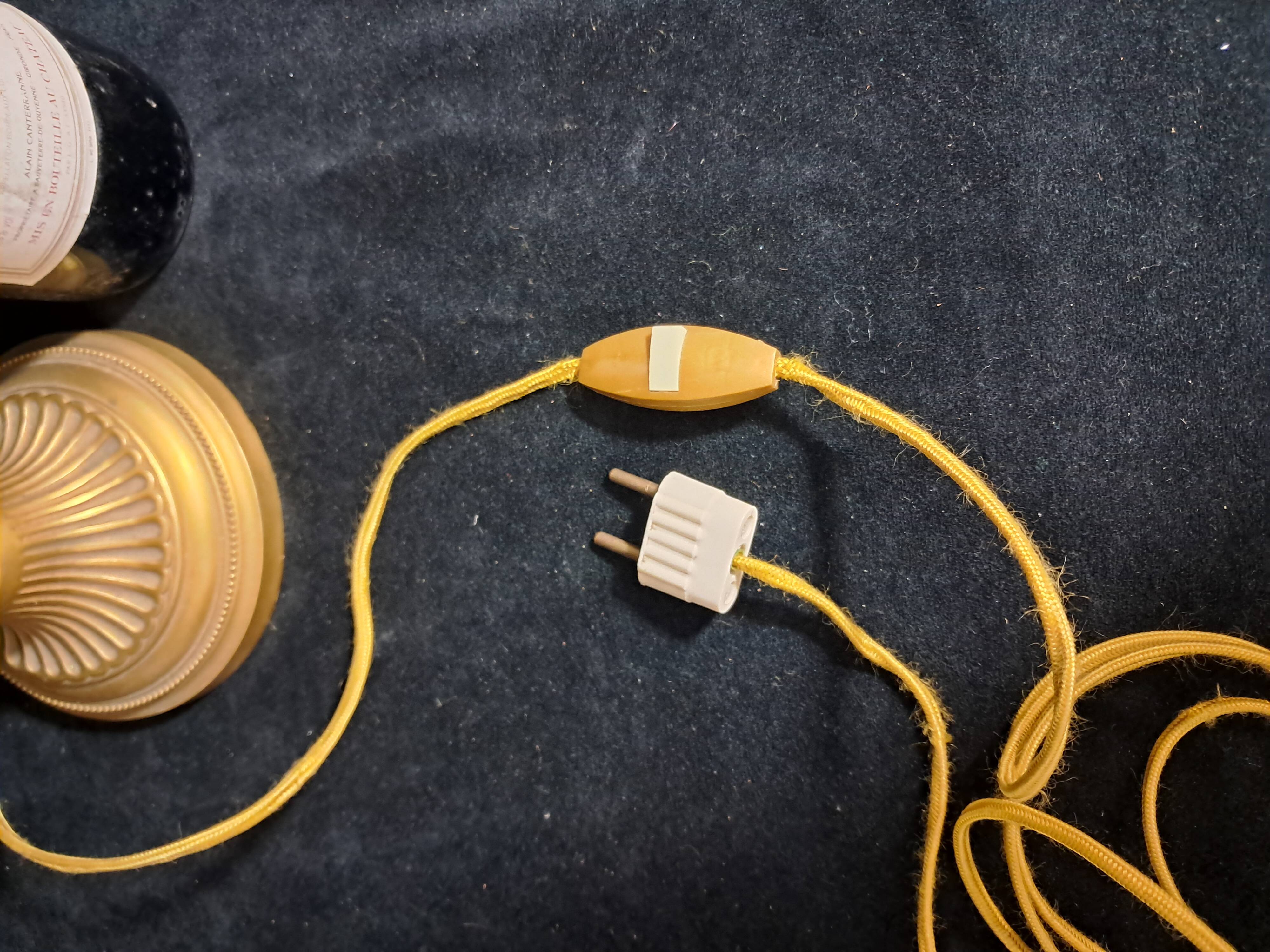 Gold Metal Table Lamp Base