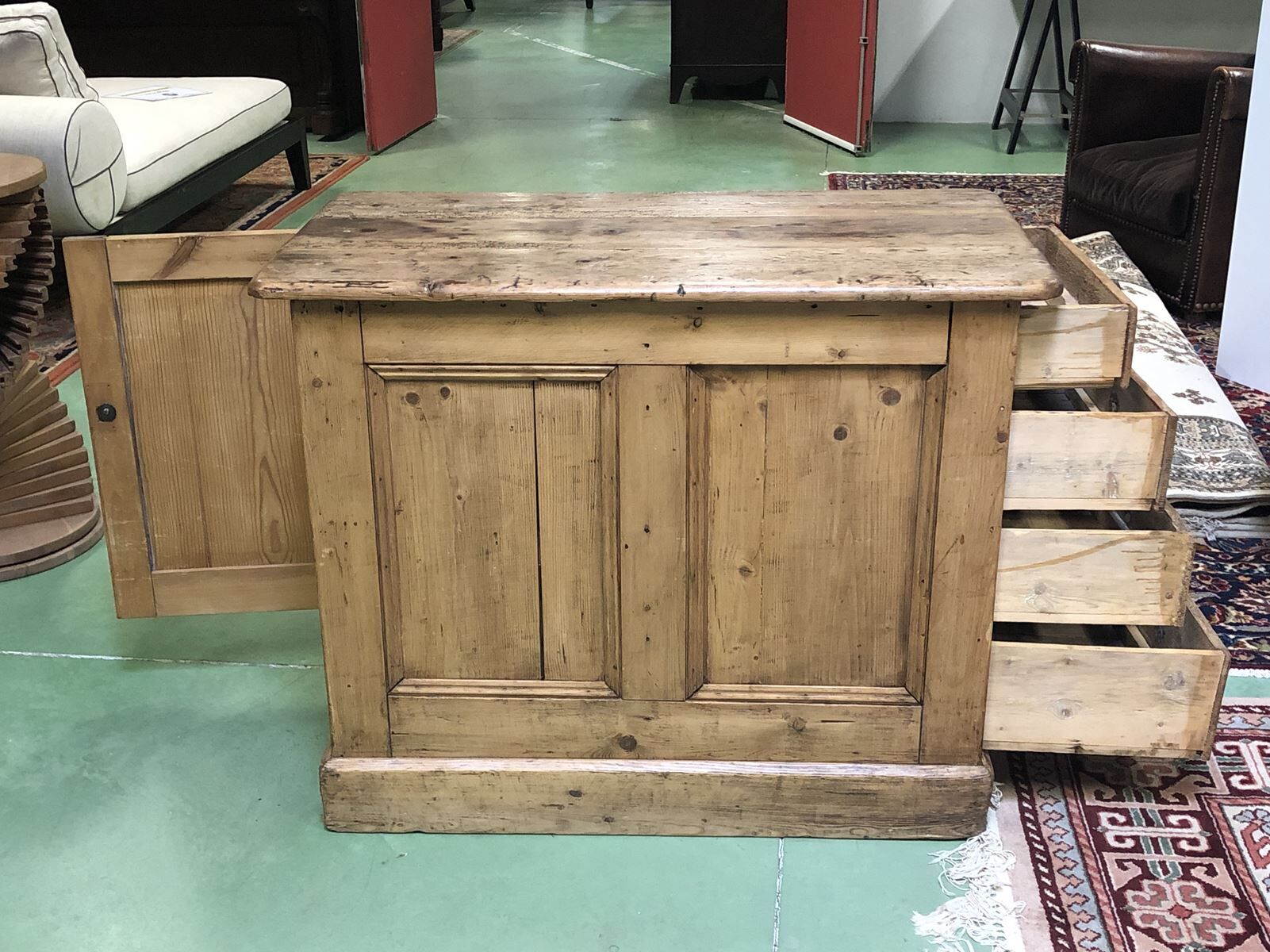 19th century fir counter