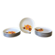 6 70's dessert plates in Winterling Bavaria porcelain