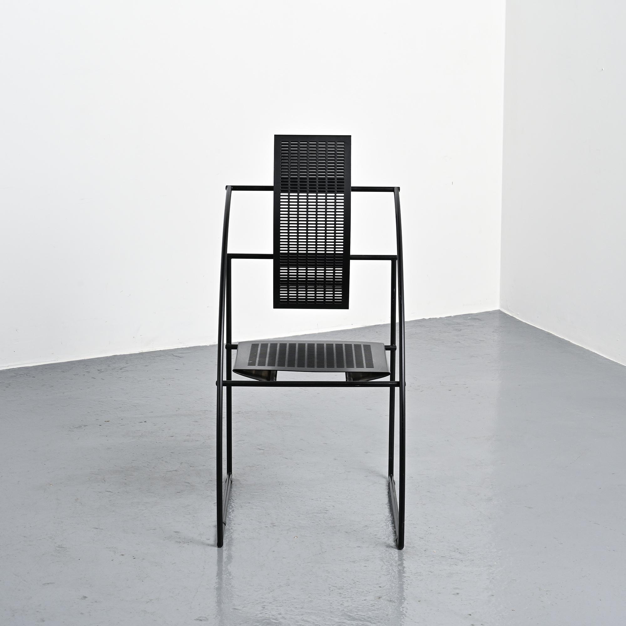 Quinta 605 chair by Mario Botta for Alias, circa 1985