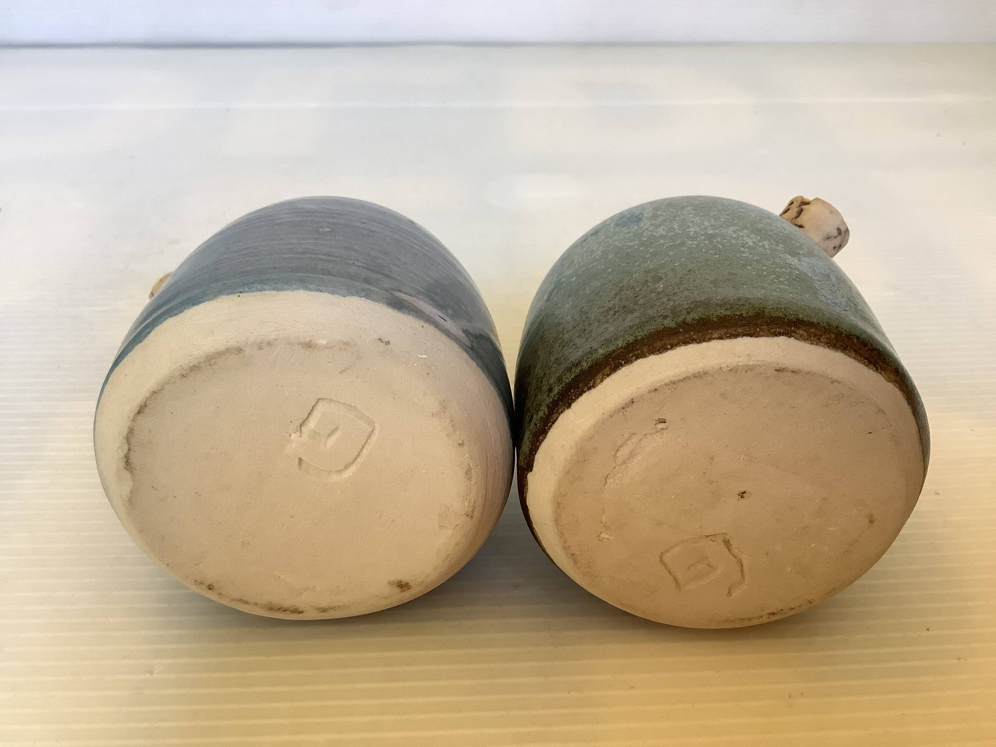 Salt and pepper handmade ceramic