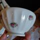 Antique faceted bowls on shower stand