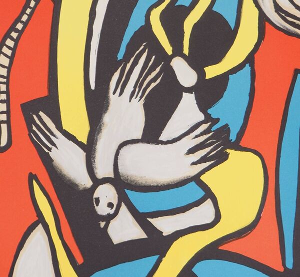 Fernand LEGER : Les oiseaux, Lithographie