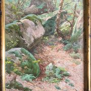 Table 2x Watercolours by Abel Chancel (1847-1917) School of Fontainebleau