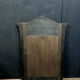 Miroir Renaissance de forme pyramidale en bois naturel
