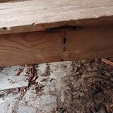 Old pine slope desk