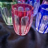 Saint-Louis overlay crystal port liqueur service