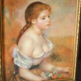 Trio of reproductions of famous vintage painters' tableaux.