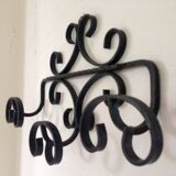 Door coats iron forged 3 hooks