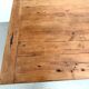 Farm table in solid cherry wood, one drawer, 1950s.