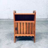 Amsterdam School Bedside Cabinet, Netherlands, 1920s