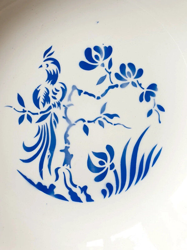 Hollow dish Digoin Sarreguemines