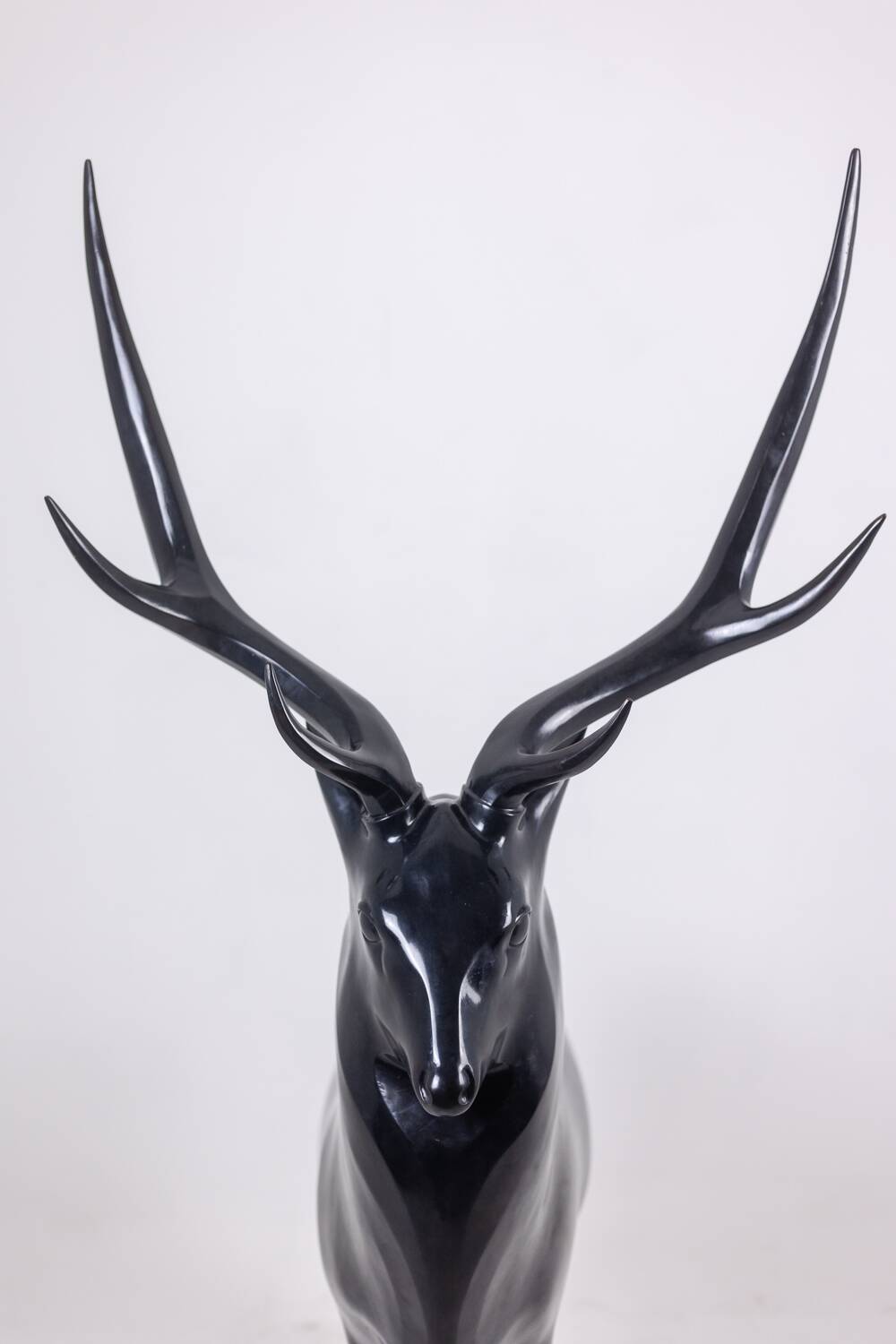 François Pompon. Deer, life-size bronze sculpture. 2006 edition