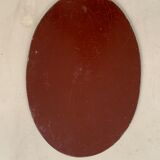 Oval mirror beveled old 32x47cm