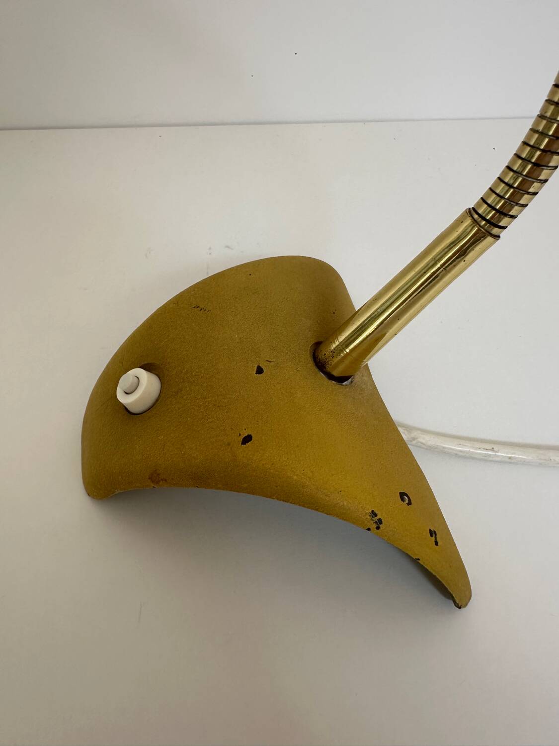 Articulated table lamp by Jean Boris Lacroix 1950 vintage