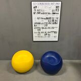 Ball chairs Yellow & blue